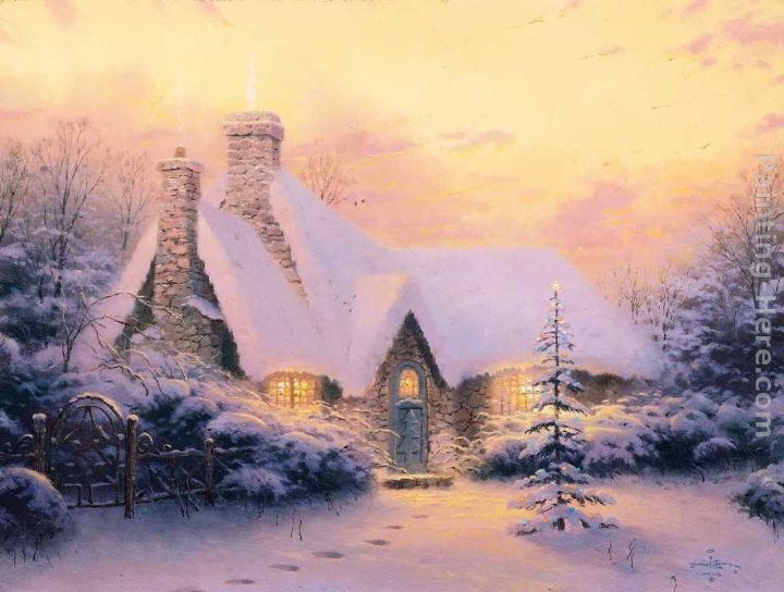 Thomas Kinkade Christmas Tree Cottage